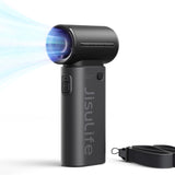Jisulife håndholdt ventilator Life9 3600mAh bærbar mini blæser USB-ventilator - sort