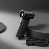 Jisulife håndholdt ventilator Life9 3600mAh bærbar mini blæser USB-ventilator - sort
