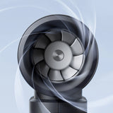 Jisulife håndholdt ventilator Life9 3600mAh bærbar mini blæser USB-ventilator - sort