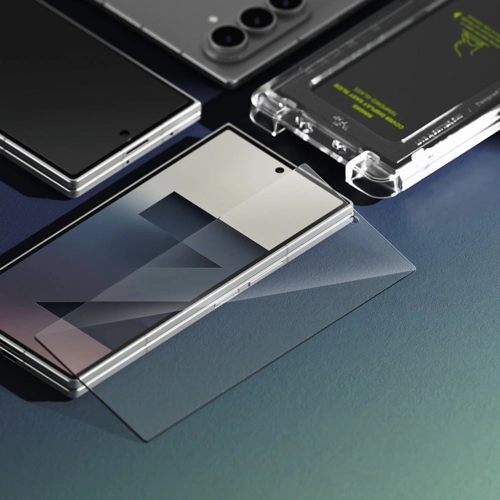 Ringke Cover Display Easy Slide Temperet glas 2-pakke til Samsung Galaxy Z Fold 7 - Transparent