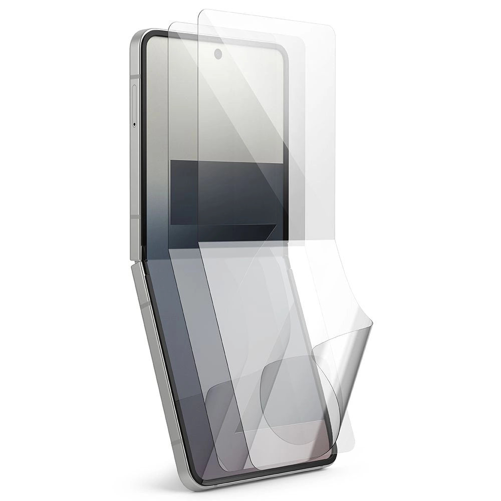Ringke Dual Easy Pro 2-pack beskyttelsesfolie til Samsung Galaxy Z Flip 7 - gennemsigtig