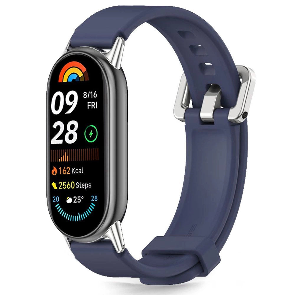 Tech-Protect IconBand Classic Strap til Xiaomi Smart Band 8 / 9 / 10 / NFC - Navy Blue