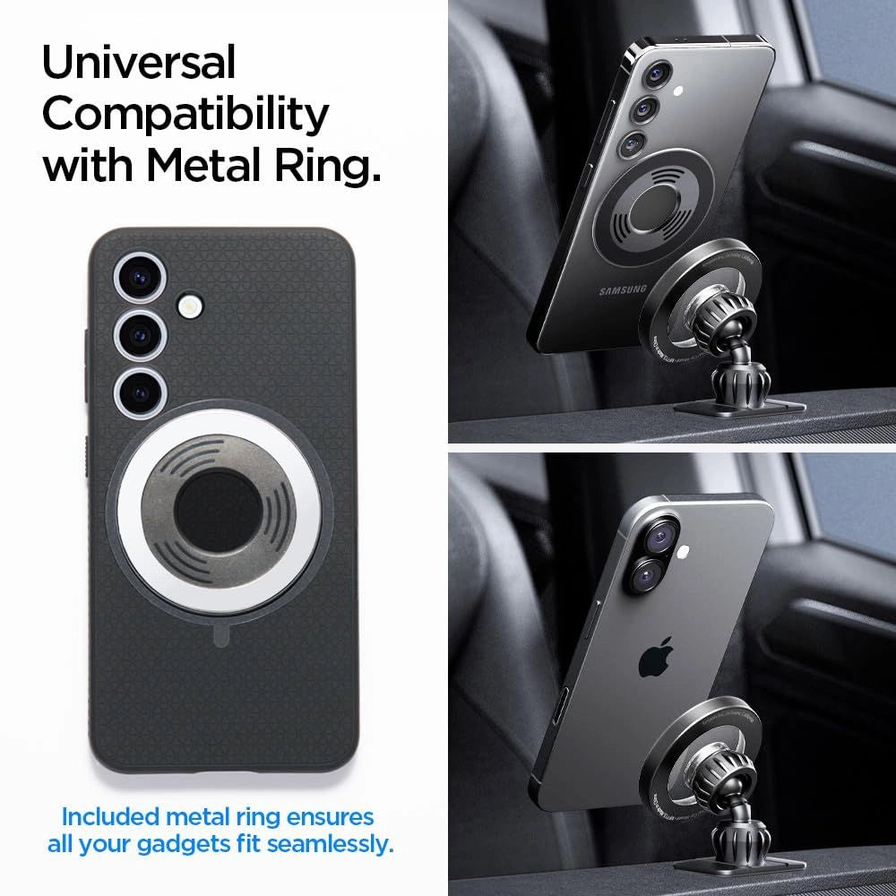 Spigen MFT13 MagSafe bilholder til cockpit eller luftventil - sort