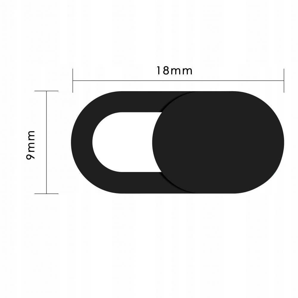 Tech-Protect Cam Fit+ 3-pakke bærbar kamera cover - sort