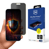 3mk Silky Matt Privacy Screen Protector til Apple iPhone 17 Pro
