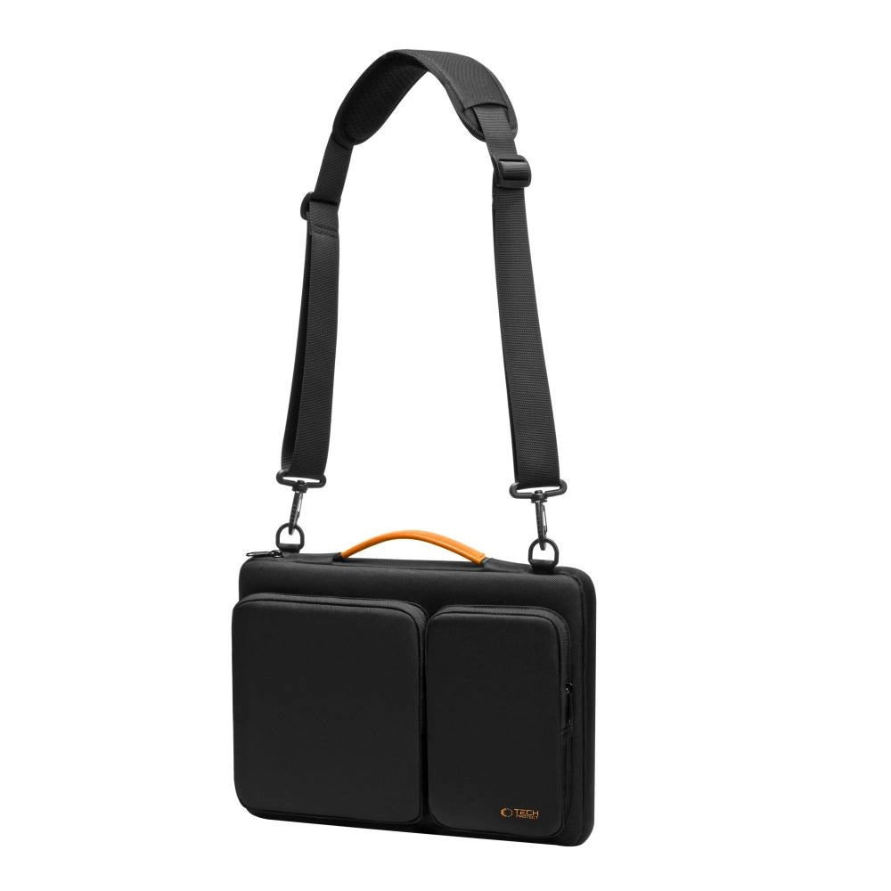 Tech-Protect Defender Bag til 15-16 Laptop - sort og orange