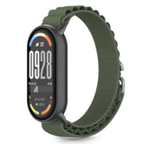 Tech-Protect Nylon Pro Strap til Xiaomi Smart Band 8 / 9 / 10 / NFC - Grøn