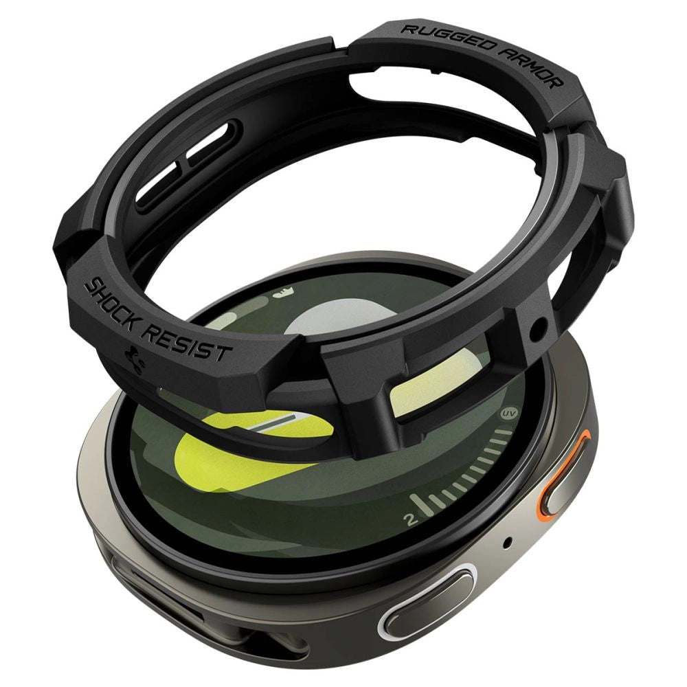 Spigen Rugged Armor Case til Samsung Galaxy Watch 8 40mm - Matte Black