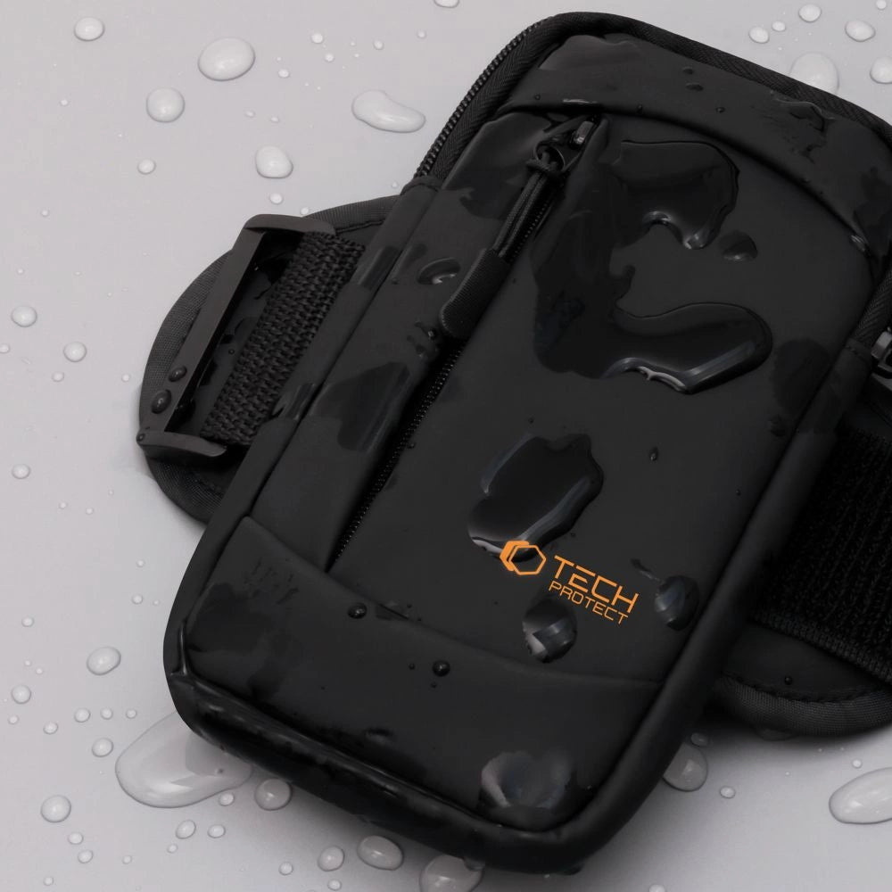 Tech-Protect M6 Universal Sport Armbånd - sort og orange