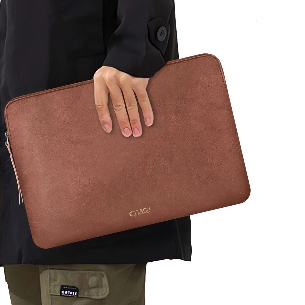 Tech-Protect Fleece Laptop Bag 15-16 - Brunt