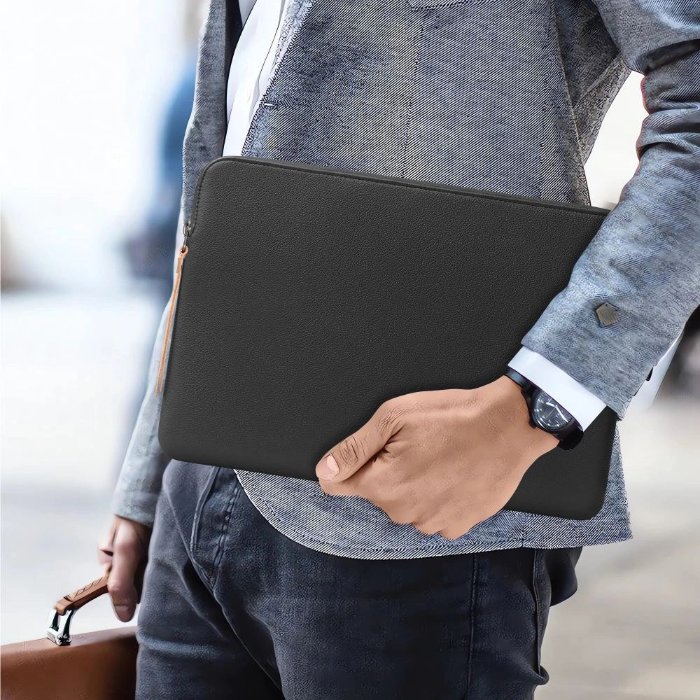 Tech-Protect Fleece Laptop Bag 15-16 - sort