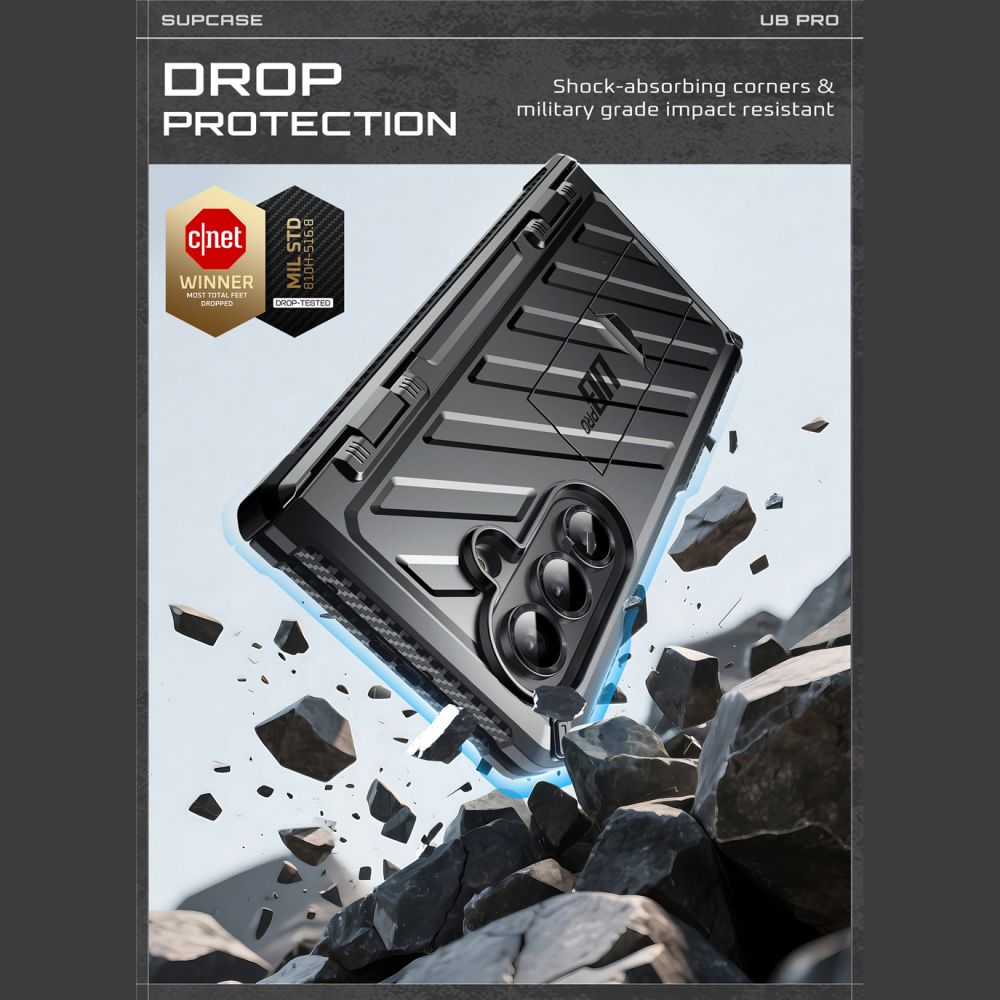 Supcase Unicorn Beetle Pro Case til Samsung Galaxy Z Fold 7 - sort