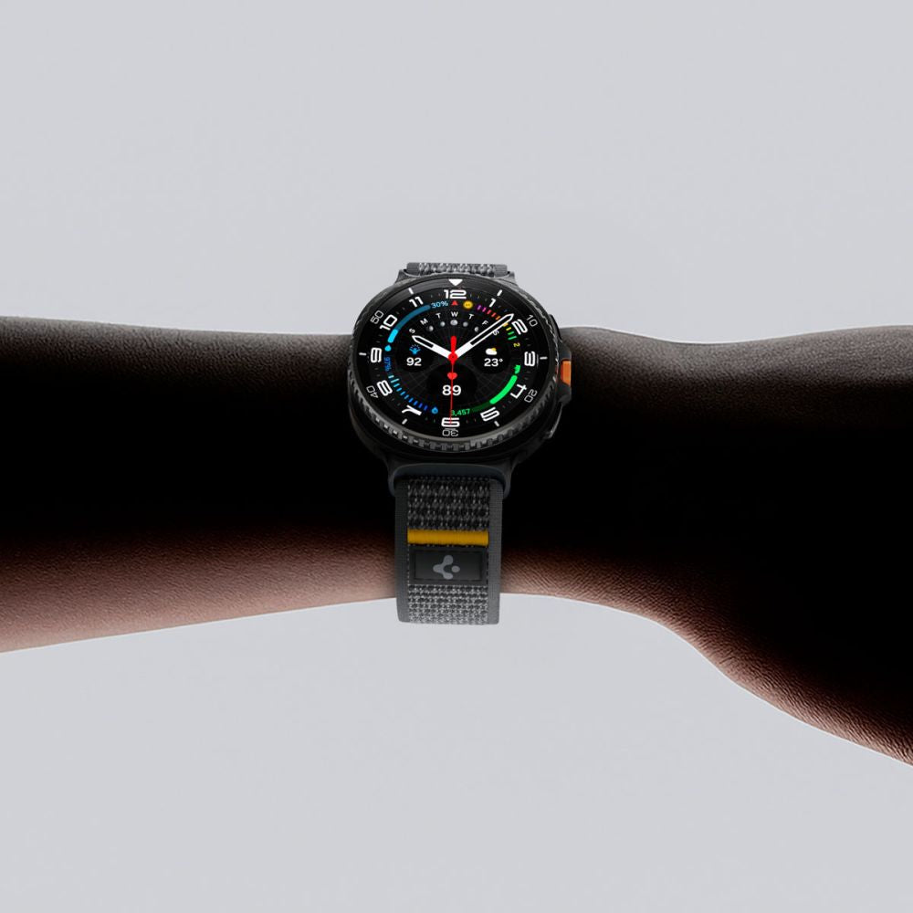Spigen Athlex Air Strap for Samsung Galaxy Watch 40/44/46mm - Black and Yellow