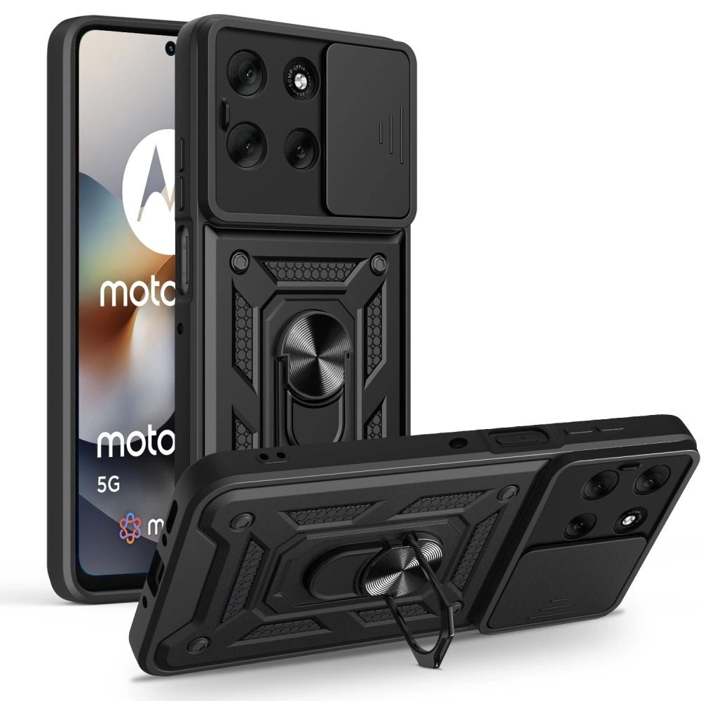 Tech-Protect CamShield Pro Case til Motorola Moto G56 5G - sort