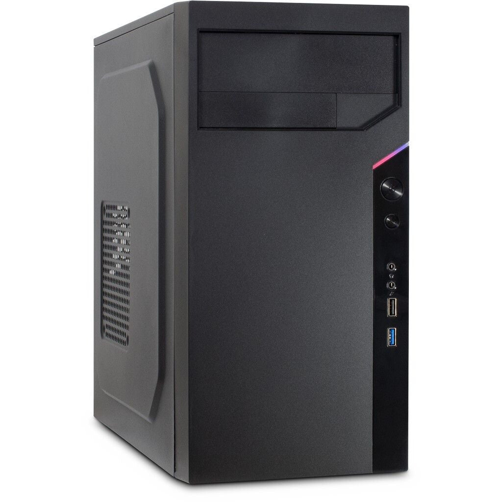 Inter-Tech IT-6505 Reto Tower Micro ATX Sort