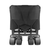 Wozinsky WZP-100 strandvogn, turistvogn, holdbar, brede hjul, med sikkerhedsnet op til 100 kg - sort