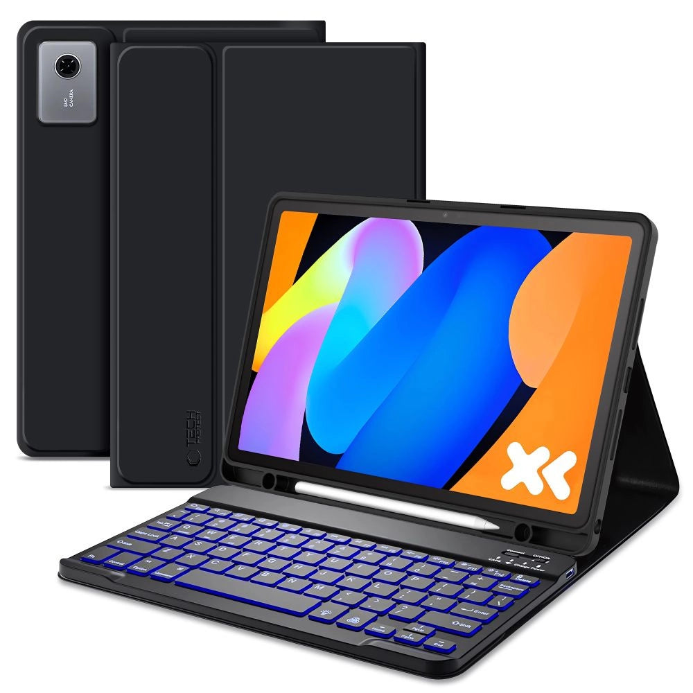 Tech-Protect SC Pen + Keyboard Case til Lenovo Idea Tab 11.0 TB-336 - sort