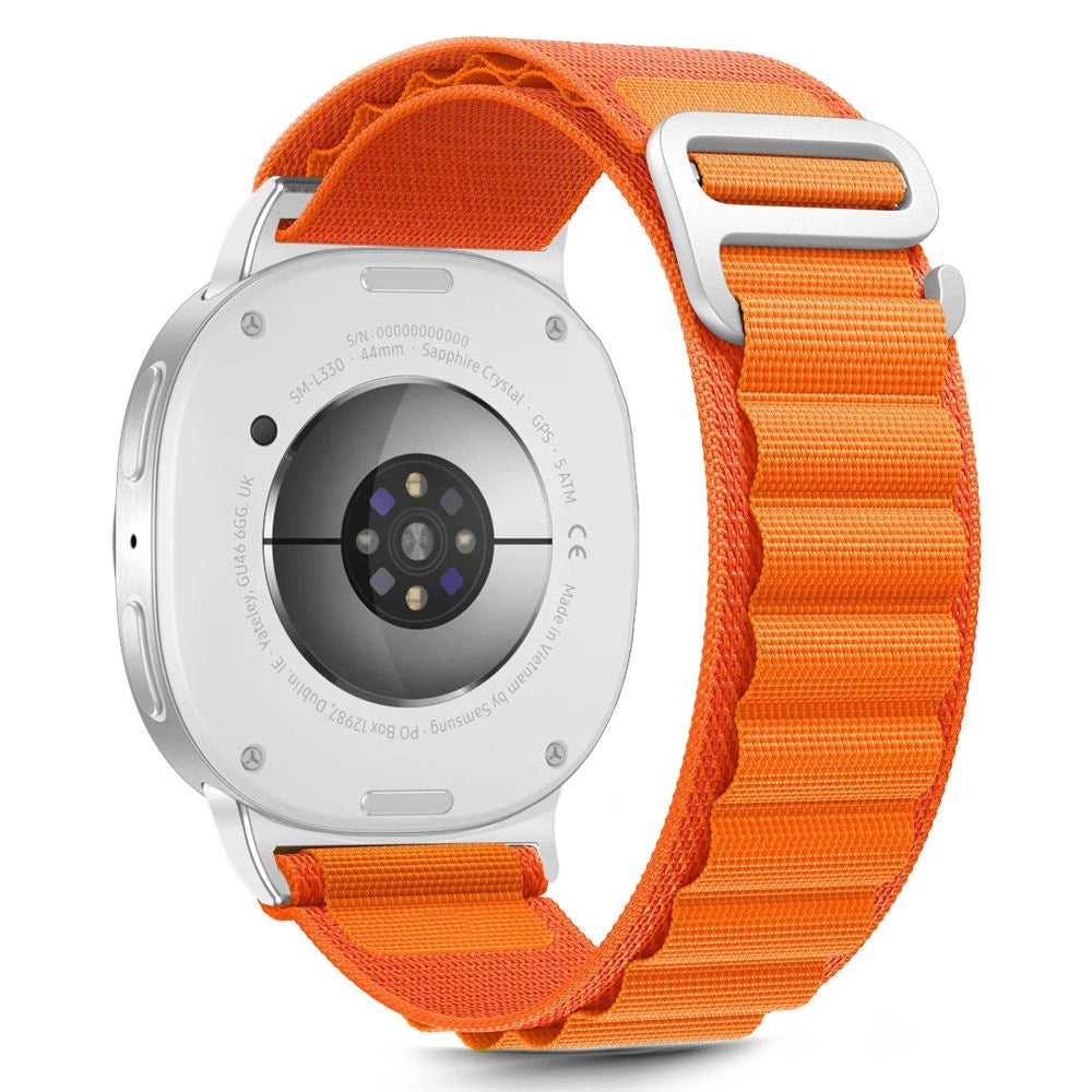 Tech-Protect Nylon Stripe Strap til Samsung Galaxy Watch 40/44/46 mm - Orange