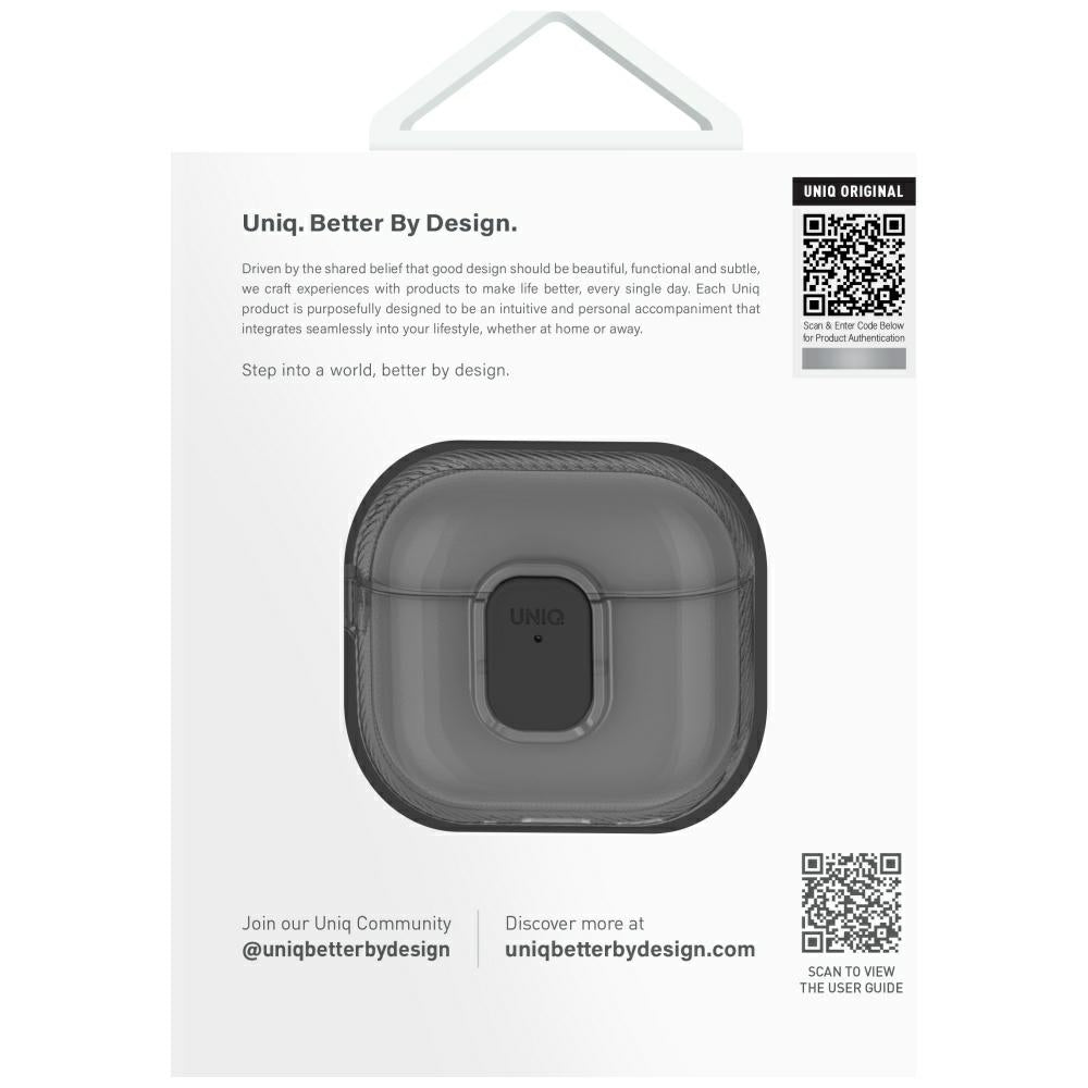 Uniq Glase Pro Case til AirPods 4 - sort