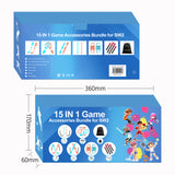 Nintendo Switch 15-i-1 Family Accessory Pack 2 - Orange og Blue Set