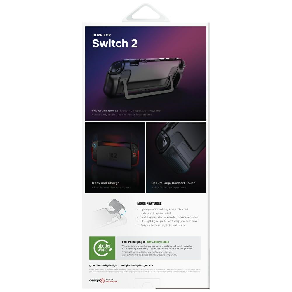 Uniq Hybrid Bytearmor Case til Nintendo Switch 2 - Red