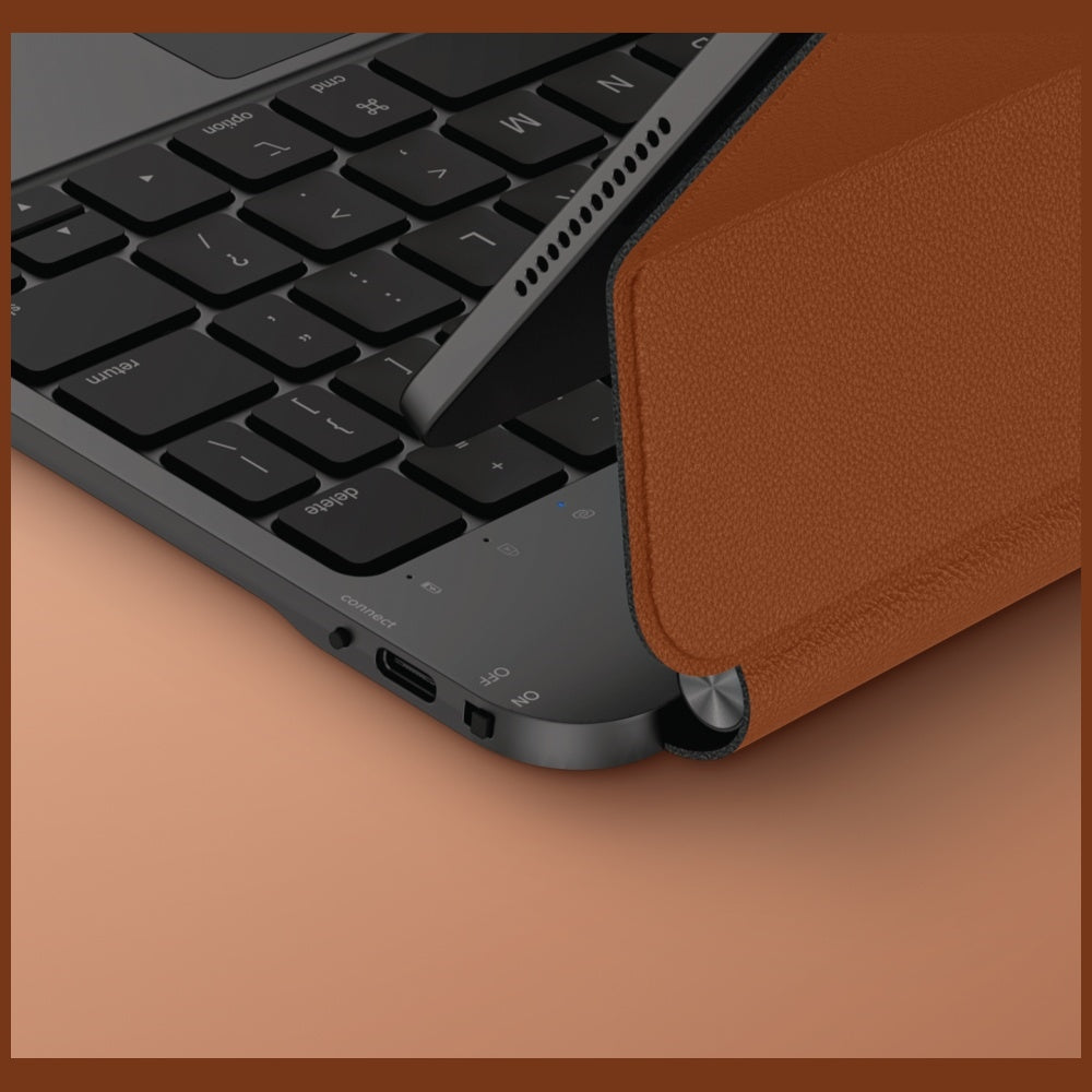 Uniq Venno Pro Magnetisk Smart Keyboard Case til iPad 11" 2025 / iPad Air 11" 2024 / 2025 / iPad Pro 11" 2018 / 2020 / 2021 / 2022 / 2024 - Brunt