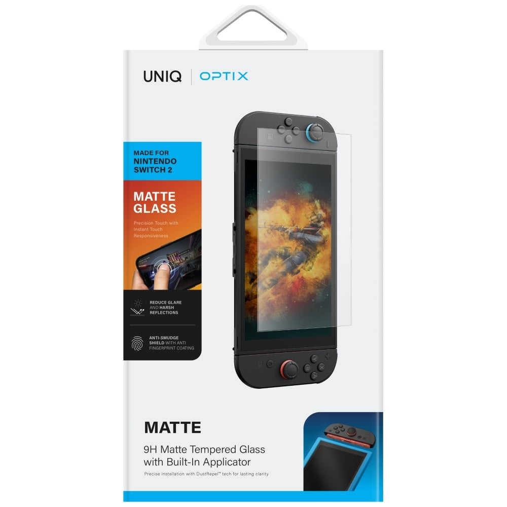 Uniq Optix Matte Glass til Nintendo Switch 2