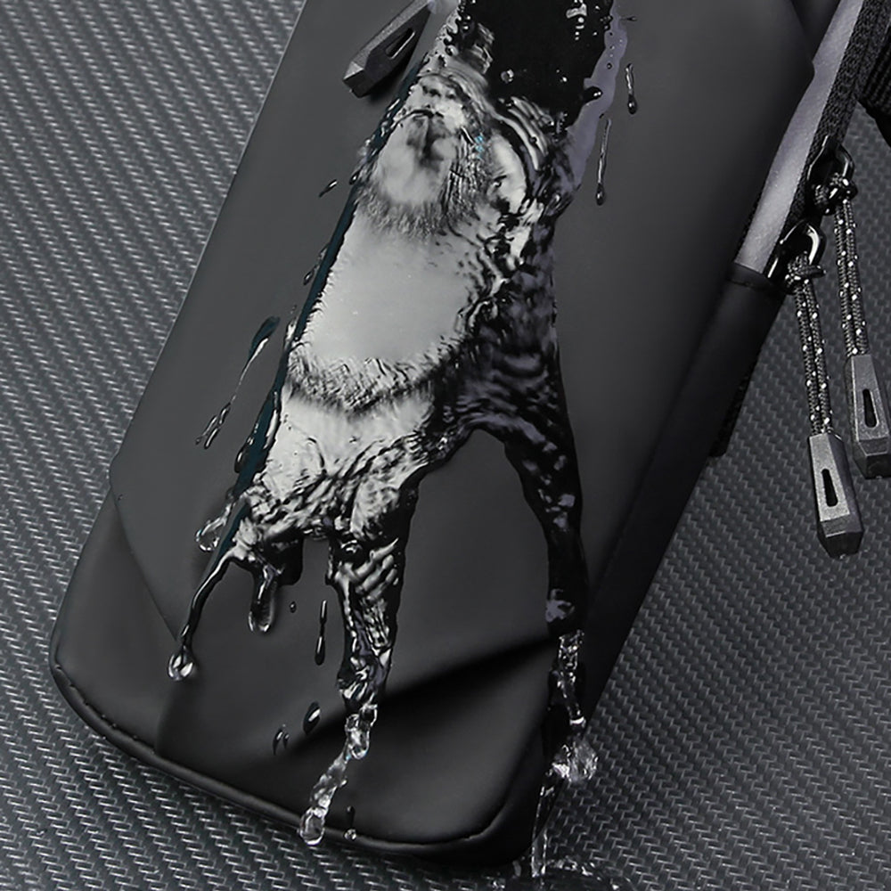 Wozinsky WSDB-B-armbånd telefonpose til løb - sort