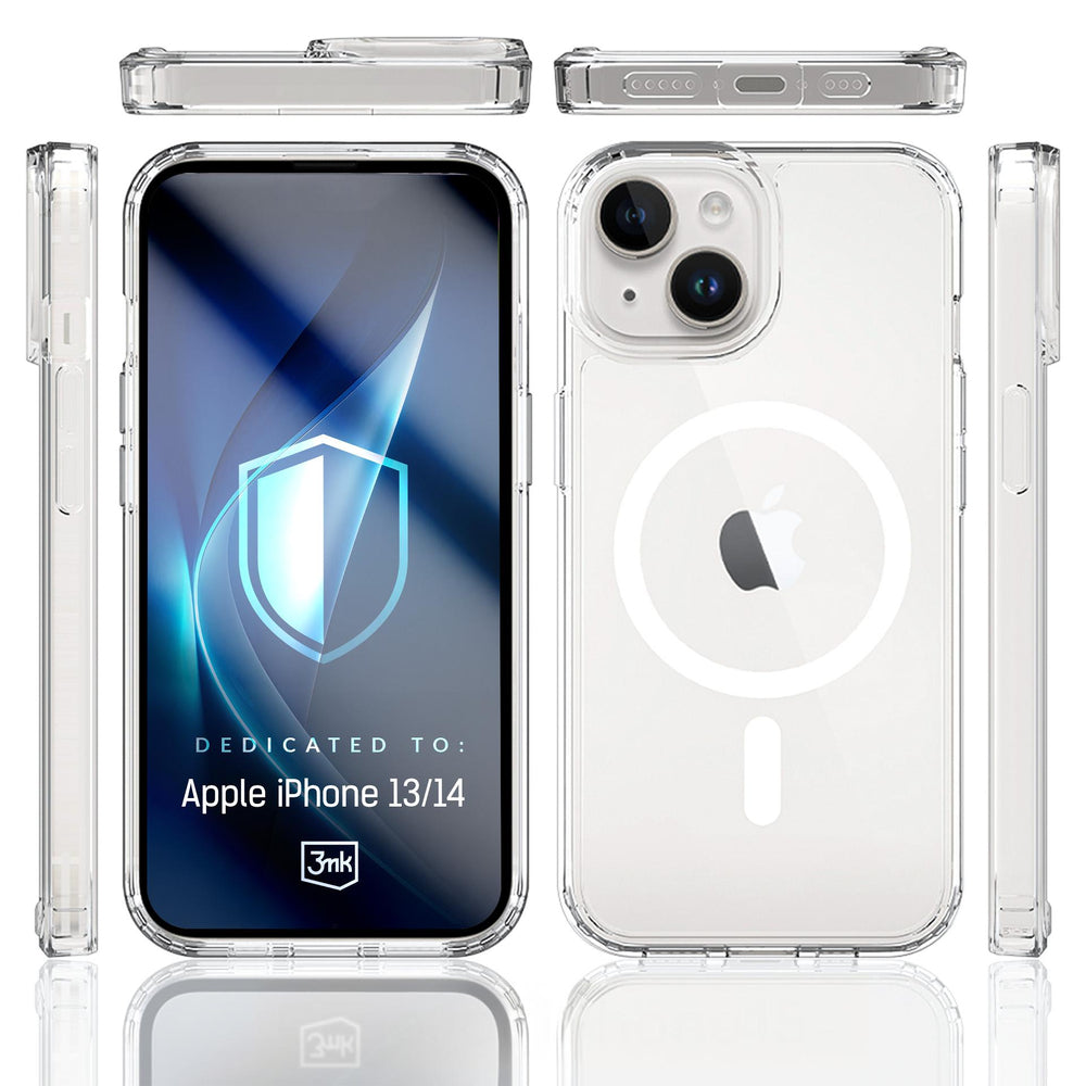 3mk Armor MagCase til iPhone 13 / 14 - gennemsigtigt