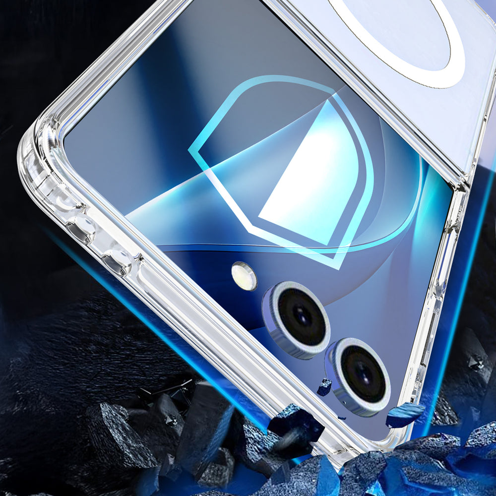 3mk Armor MagCase til Samsung Galaxy Z Flip 7 - Gennemsigtig