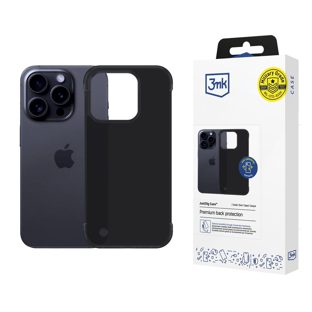3mk Just20g Matt Case til Apple iPhone 14 Pro - Matte sort