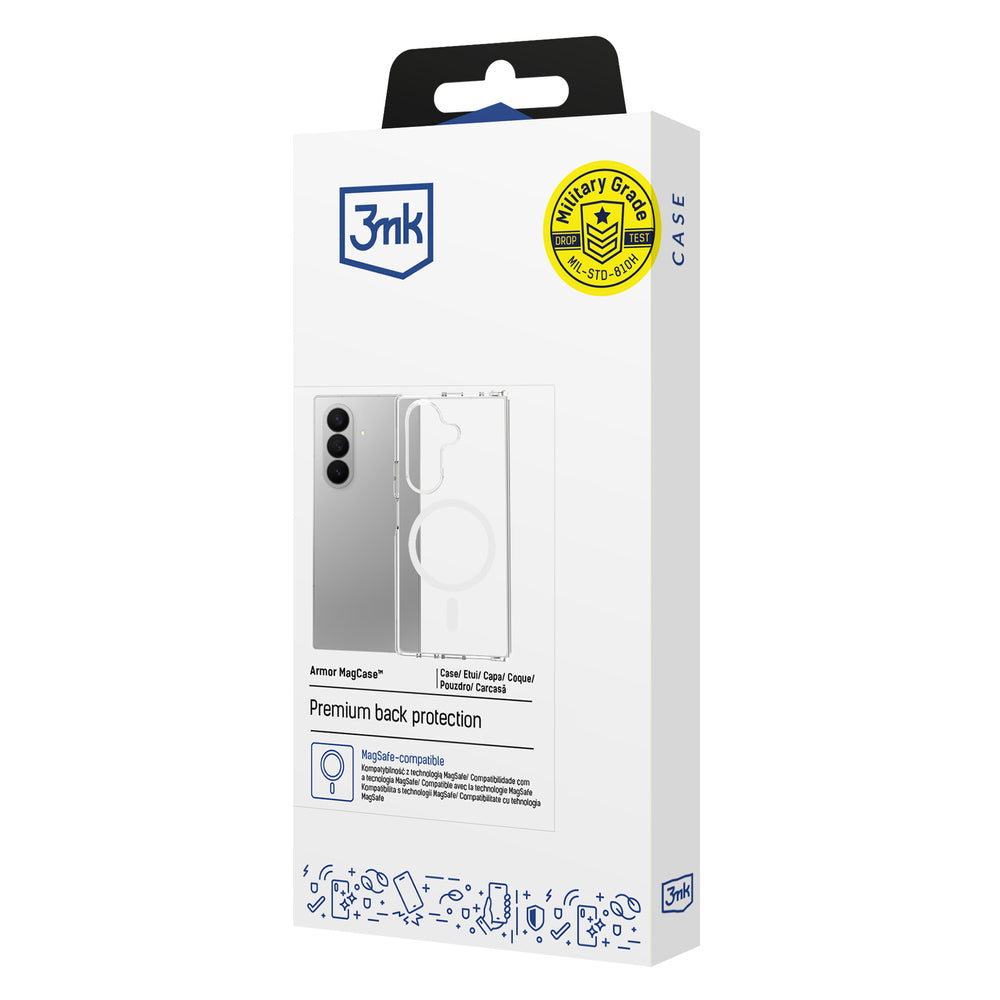 3mk Armor MagCase til Samsung Galaxy Z Fold 7 - Gennemsigtig