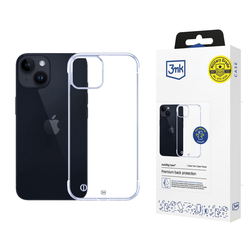 3mk Just20g Clear Case til Apple iPhone 14 - gennemsigtigt