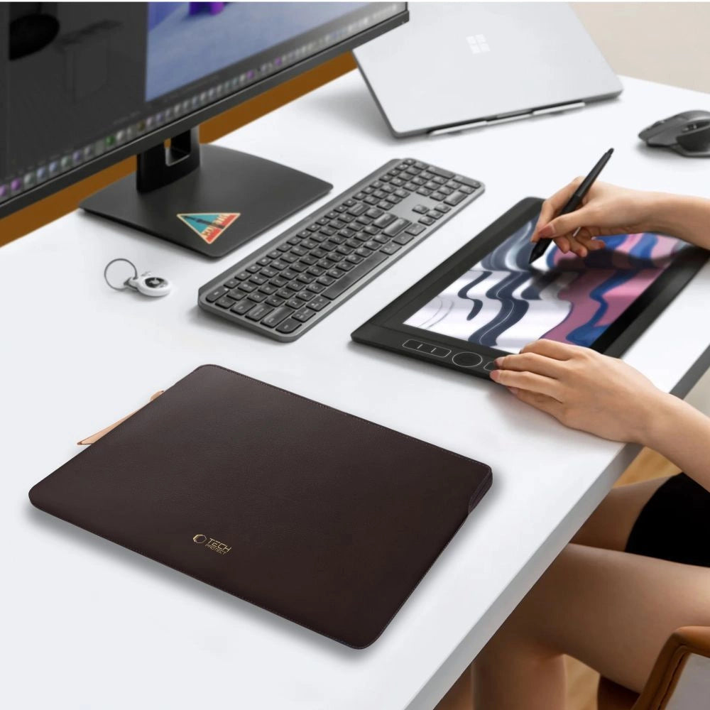 Tech-Protect Fleece Laptop Bag 13-14" - Brunt