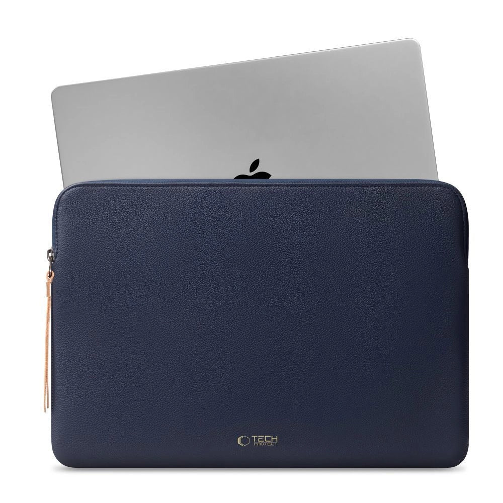Tech-Protect Fleece Laptop Bag 13-14" - Blå