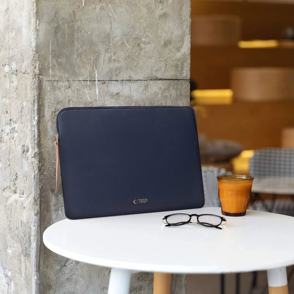Tech-Protect Fleece Laptop Bag 13-14" - Blå