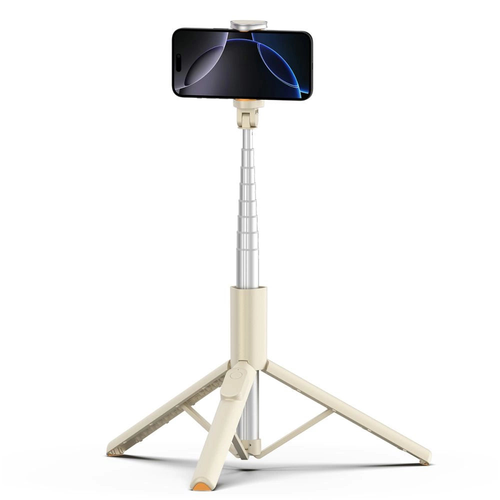 Selfie Stick Tech-Protect L09S med stativ - beige