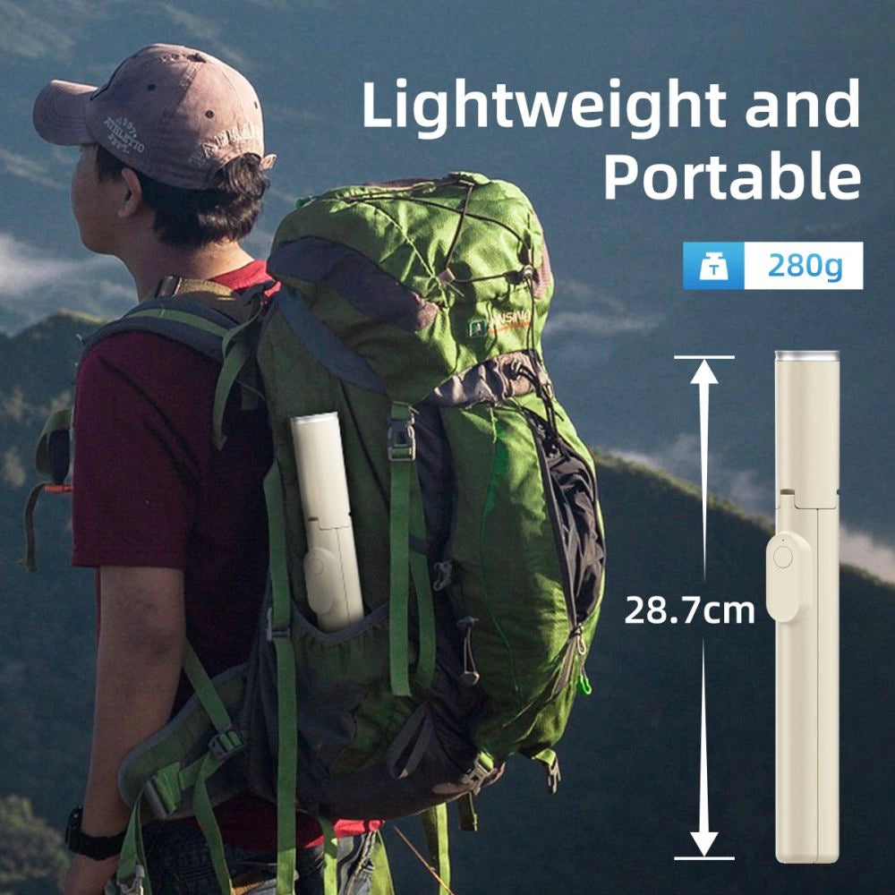 Selfie Stick Tech-Protect L09S med stativ - beige