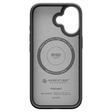 Spigen Enzo Aramid "T" MagSafe-fodral til iPhone 17 - sort og sølv