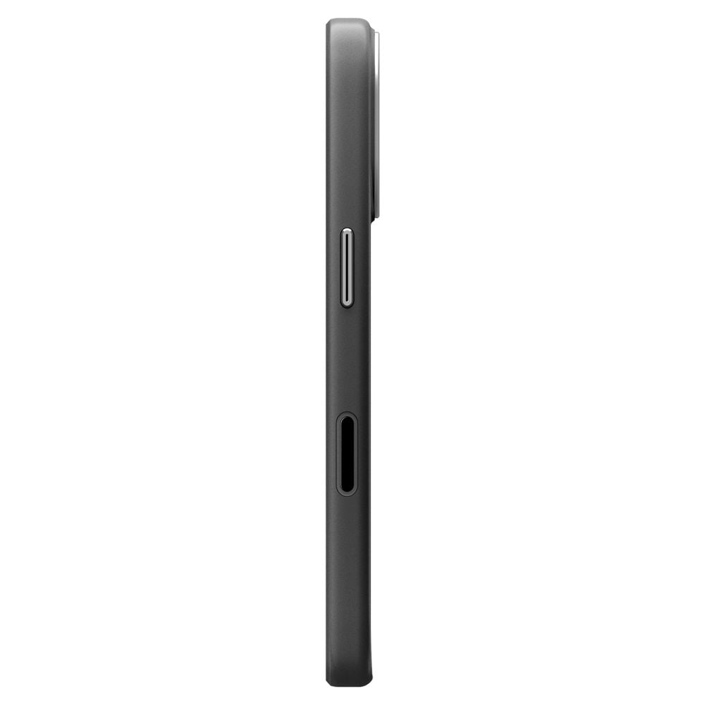 Spigen Enzo Aramid "T" MagSafe-fodral til iPhone 17 - sort og sølv