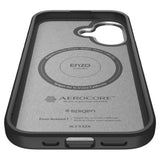 Spigen Enzo Aramid "T" MagSafe-fodral til iPhone 17 - sort og sølv