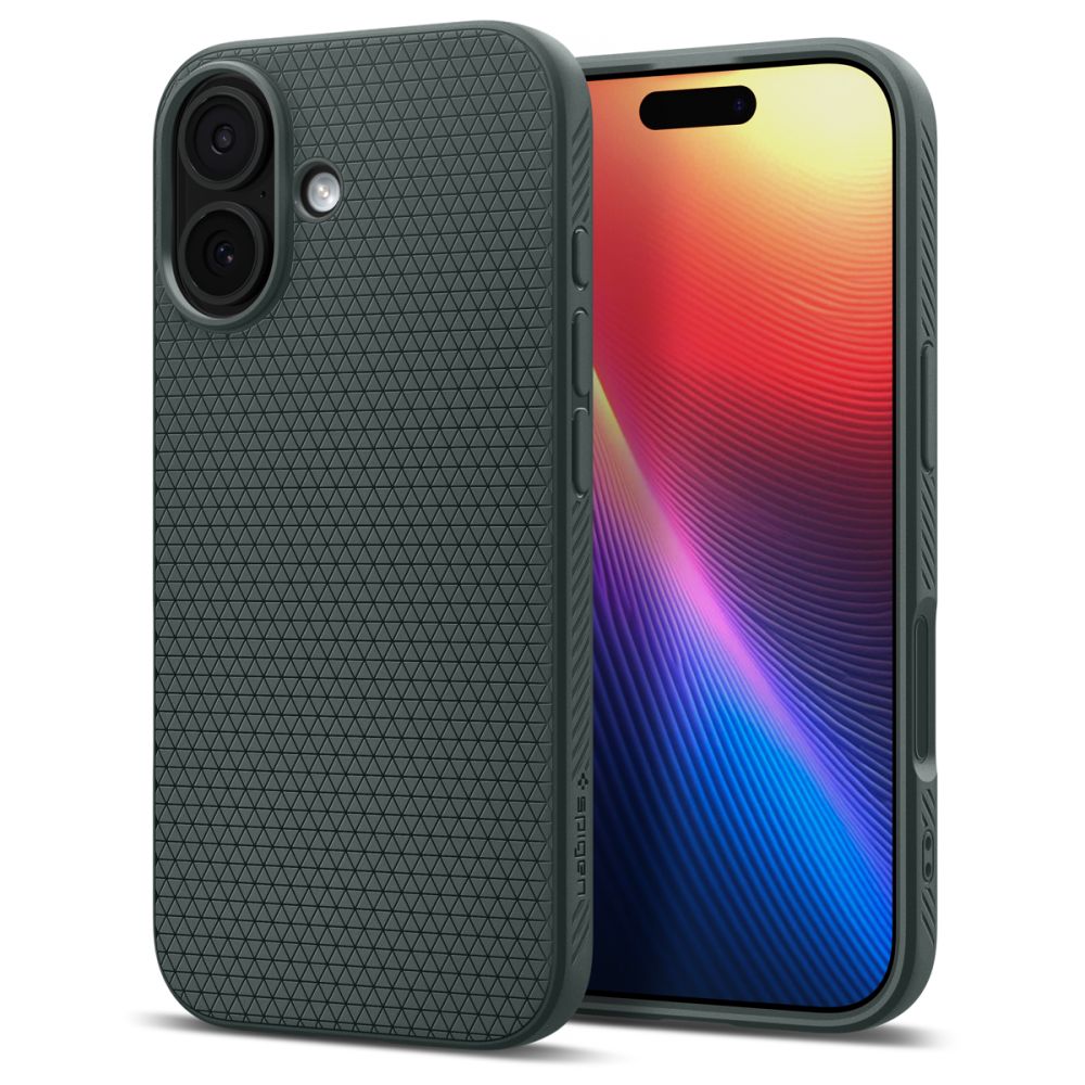 Spigen Liquid Air Case til iPhone 17 - Grøn