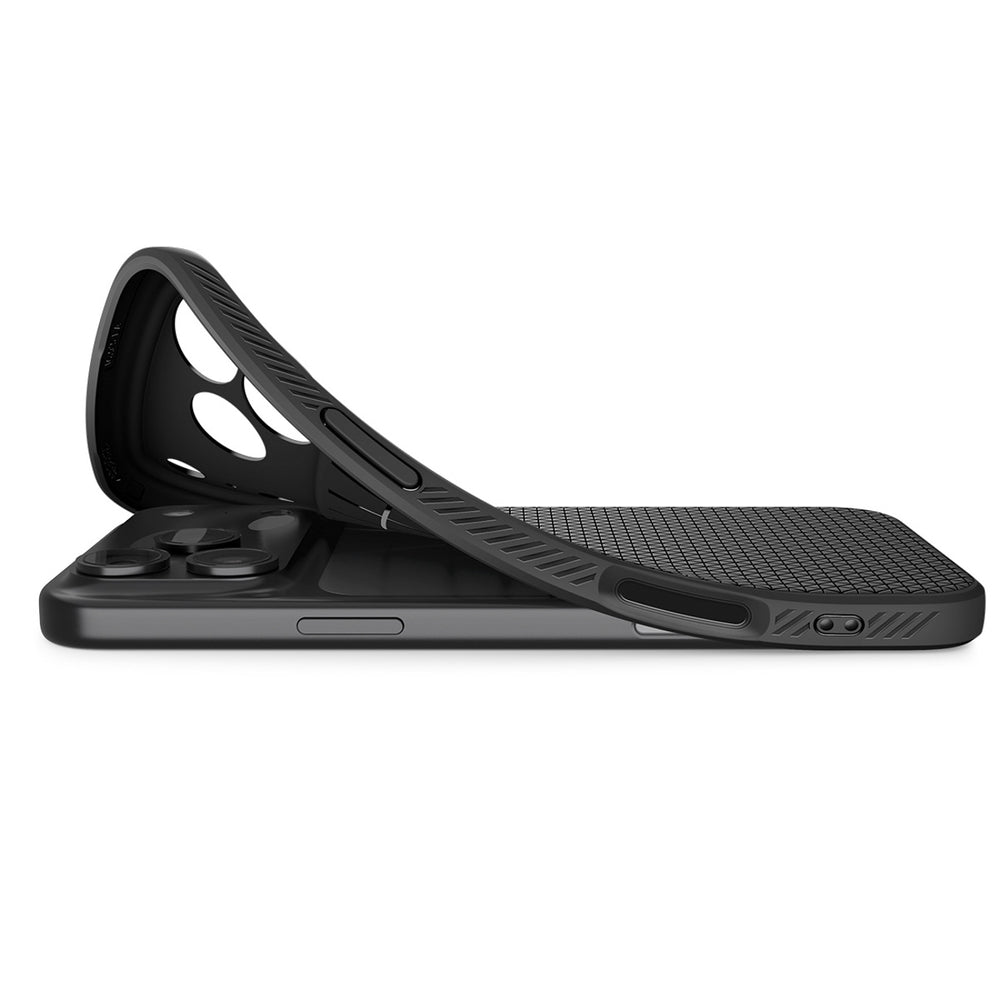Spigen Liquid Air Case til iPhone 17 Pro Max - Matte Black