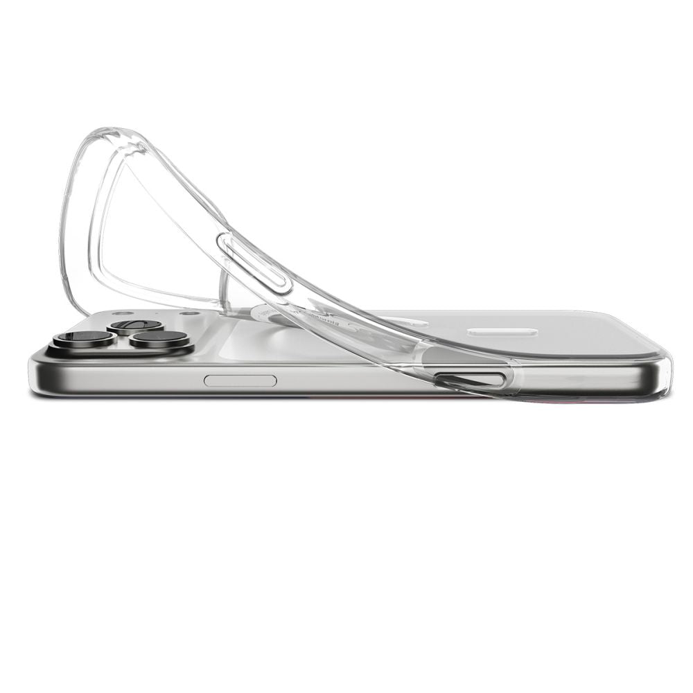Spigen Liquid Crystal MagSafe Case til iPhone 17 Pro - Klar og hvid