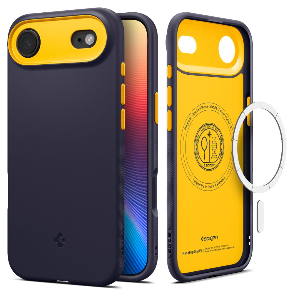 Spigen Nano Pop MagSafe Case til iPhone 17 Air - Navy Blue