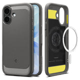 Spigen Rugged Armor Mag MagSafe Case til iPhone 17 - Grå