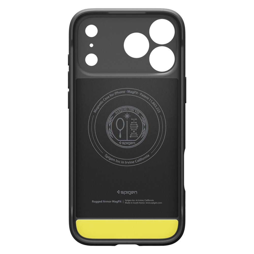 Spigen Rugged Armor Mag MagSafe Case til iPhone 17 Pro - Matte Black
