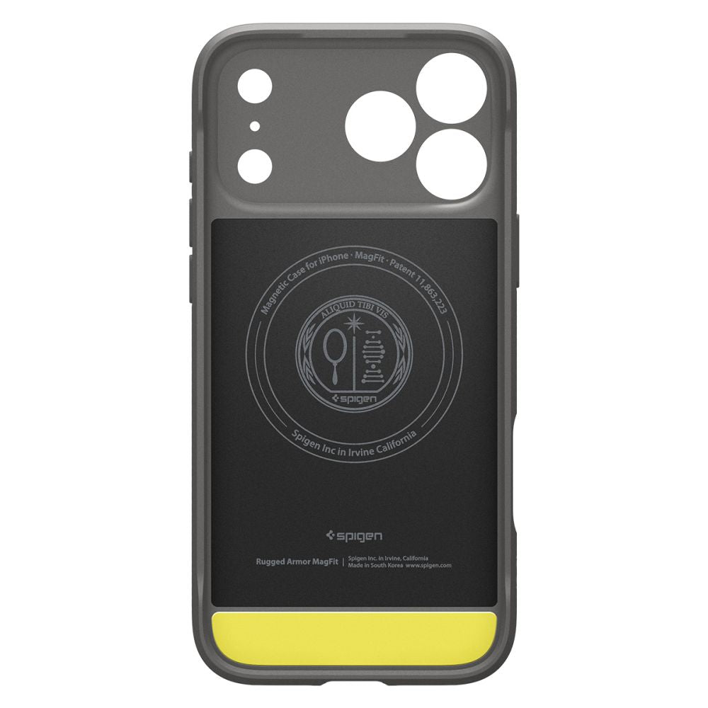 Spigen Rugged Armor Mag MagSafe Case til iPhone 17 Pro Max - Grå