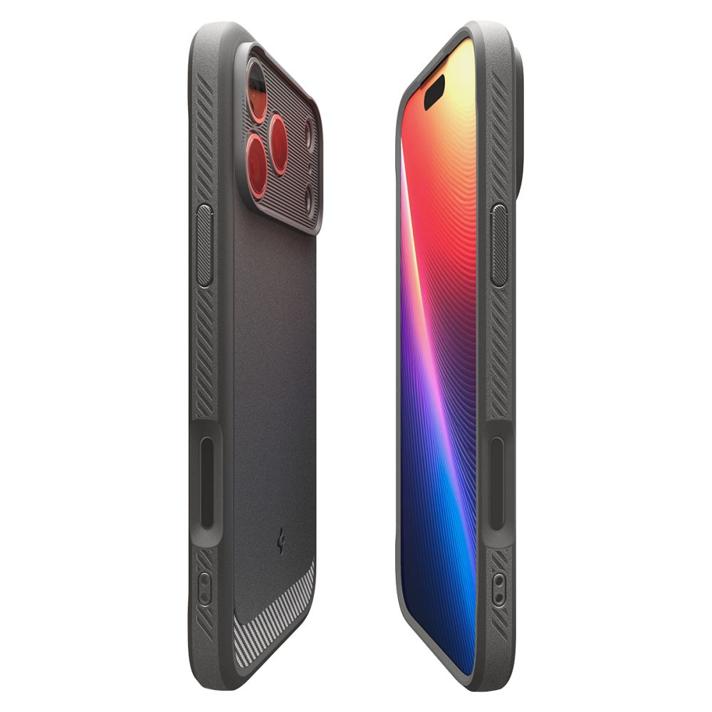 Spigen Rugged Armor Mag MagSafe Case til iPhone 17 Pro Max - Grå