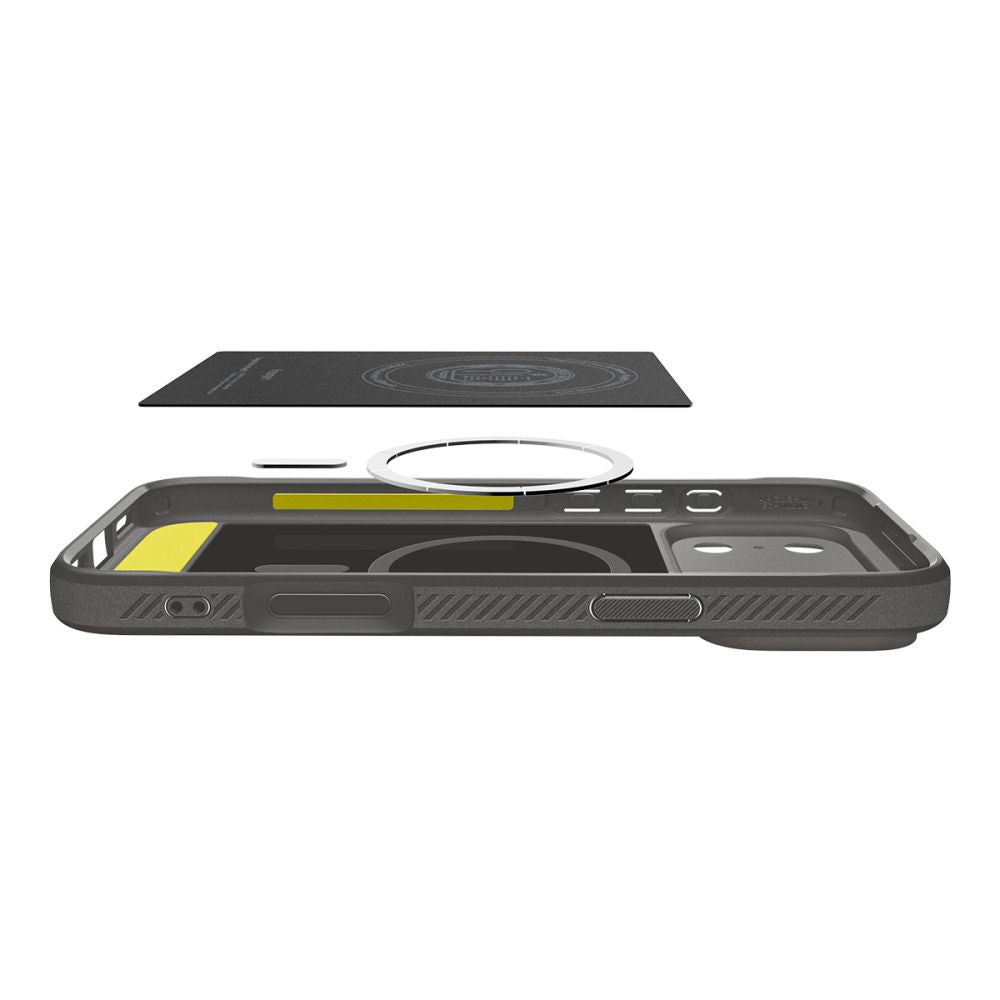 Spigen Rugged Armor Mag MagSafe Case til iPhone 17 Pro Max - Grå